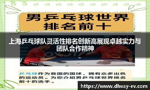 上海乒乓球队灵活性排名创新高展现卓越实力与团队合作精神